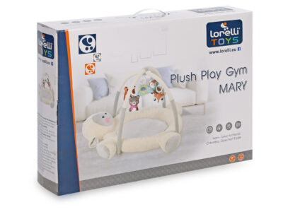 Lorelli Plush Play Gym MARY – Βρεφικό Γυμναστήριο Δραστηριοτήτων 95x95cm 0+ Μηνών