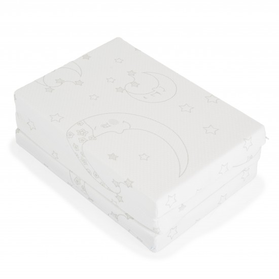Αναδιπλούμενο Βρεφικό Στρώμα Snooze 120x60x6cm με Αφαιρούμενο Πλενόμενο Κάλυμμα