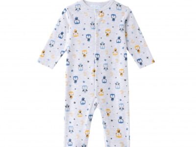 AMOMI Βρεφικό Φορμάκι Γκρι Owl 6M-68cm