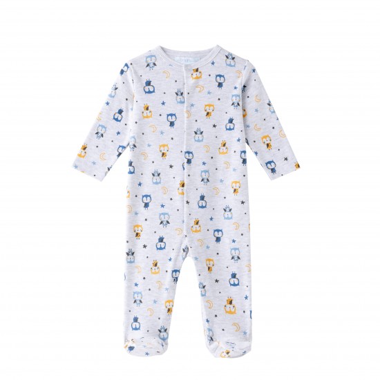 AMOMI Βρεφικό Φορμάκι Γκρι Owl 6M-68cm