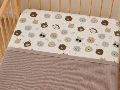 Πικέ Κουβέρτα Κούνιας 100×150cm – Waffle & Ranforce – 100% Βαμβάκι