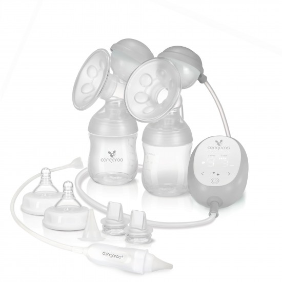 CANGAROO Grace 2in1 XN-D254 – Διπλό Ηλεκτρικό Θήλαστρο με Ρινικό Αποφρακτήρα