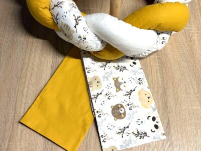 Σετ Σεντόνια Λίκνου 2τμχ 70×120 Forest White ABO