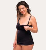 Carriwell Τοπ Θηλασμού Seamless Μαύρο XL – Μπλουζοσουτιέν χωρίς Ραφές