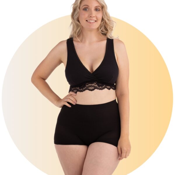Carriwell Deluxe Νοσοκομειακά Εσώρουχα 2 Τεμαχίων – One Size Μαύρο