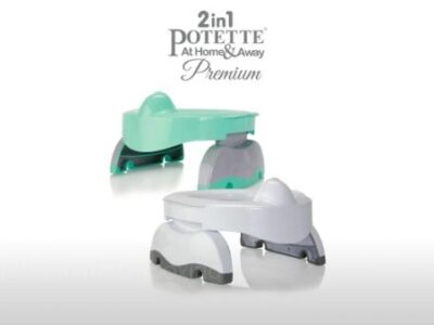 Potette Plus Premium 2 σε 1 Φορητό Γιογιό Ταξιδίου & Εκπαιδευτικό Κάθισμα Τουαλέτας