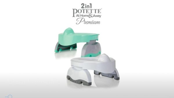 Potette Plus Premium 2 σε 1 Φορητό Γιογιό Ταξιδίου & Εκπαιδευτικό Κάθισμα Τουαλέτας