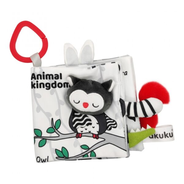 a0481-book-animals-600x600 Μαλακό Βιβλιαράκι Animals Kingdom – Πρώτο Βιβλίο για Μωρά 12x12cm