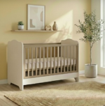 Κρεβάτι Νεφέλη 70x140cm – Βρεφικό & Προεφηβικό – Off White / Cappuccino